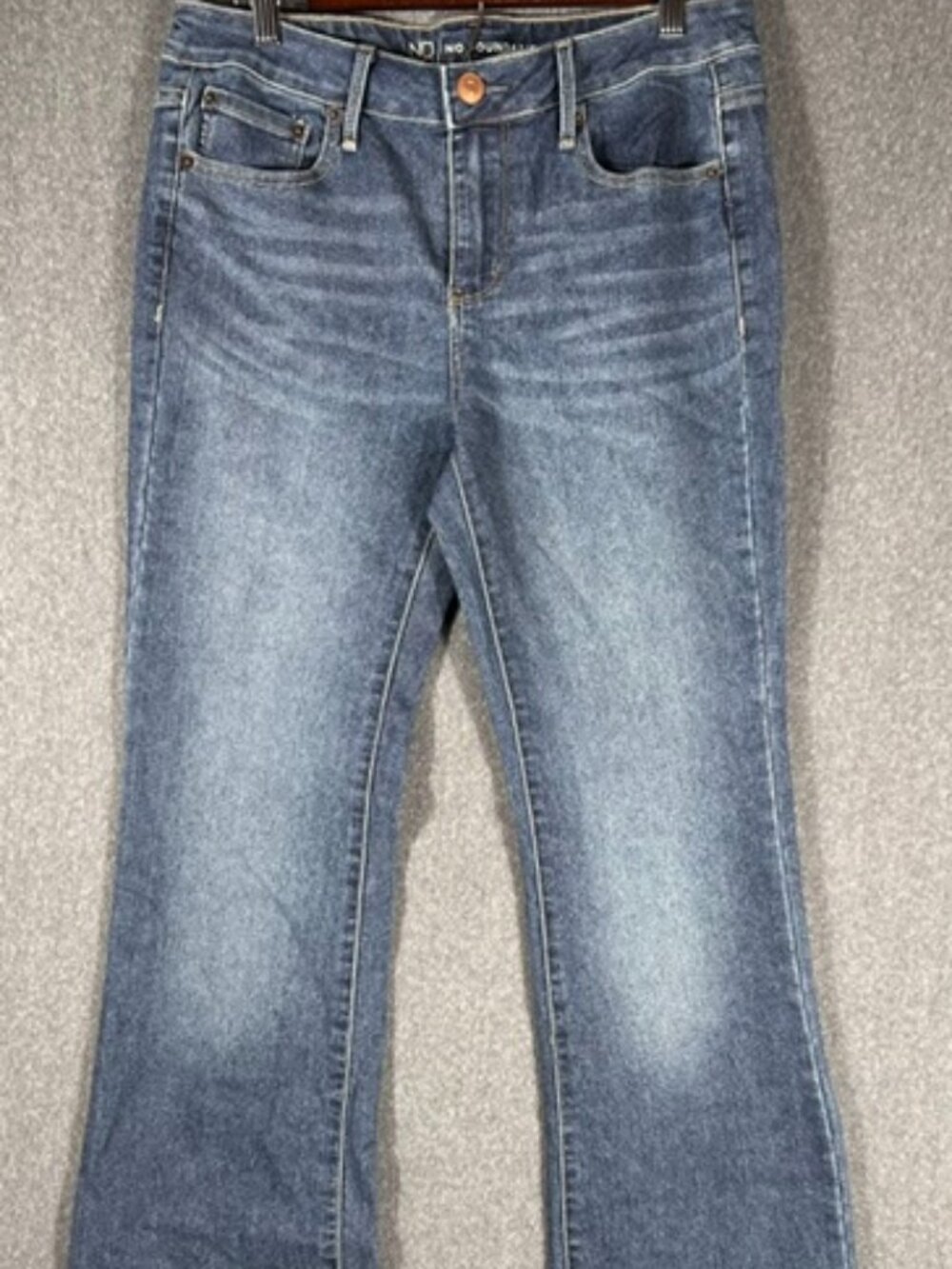 No Boundaries Bootcut Jeans Womens Sz 7 Blue Denim Medium Wash Western Pockets
